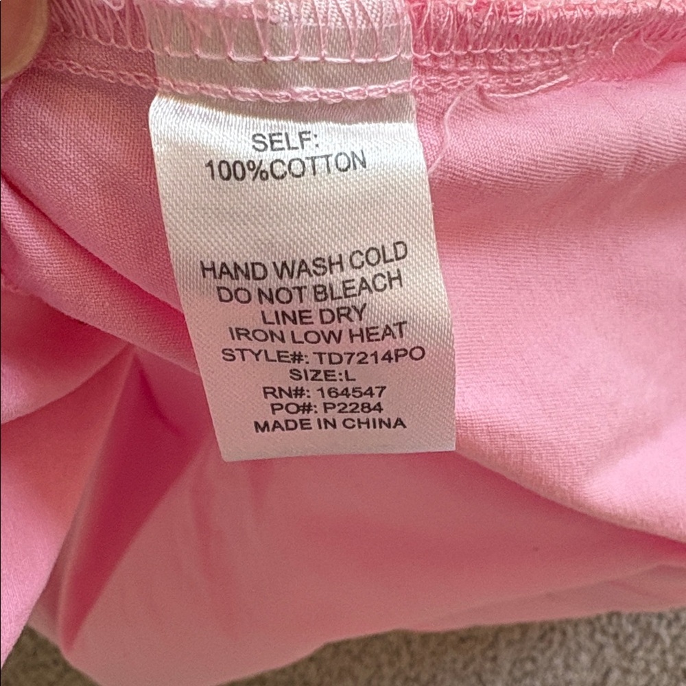 Pink Button-Up Shirt Dress - Picture 4 of 4